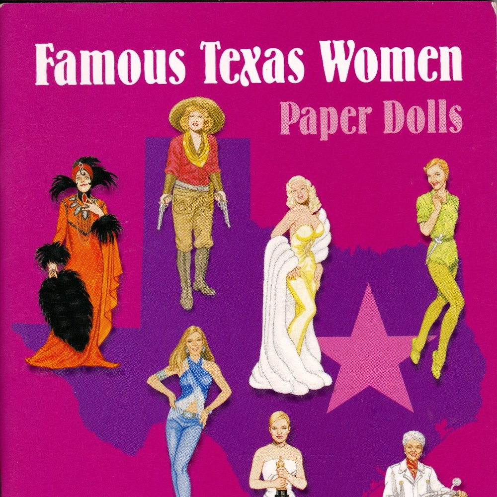 Famous Texas Women paper dolls